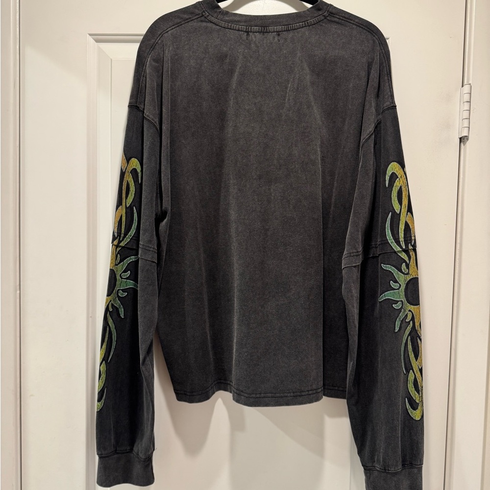 Vale Forever Black Tribal Logo Long Sleeve Tee - Picture 6 of 6